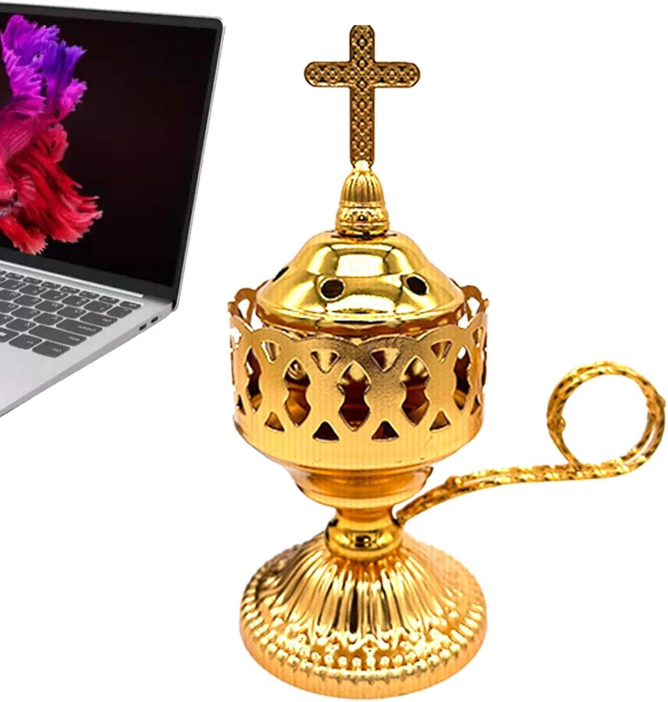 Electric Oud Burner - Metal Incense Warmer with Style