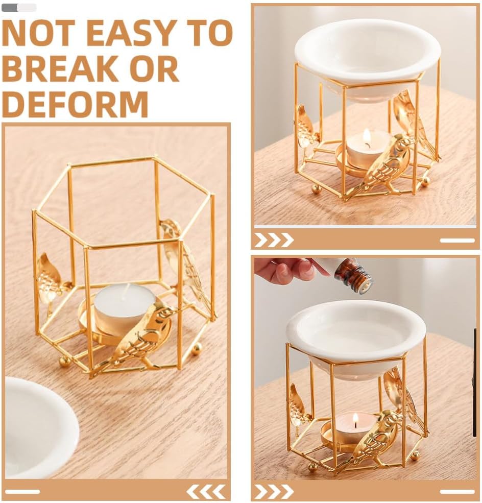Burner Iron Frame Aroma Heating Stove for Home Yoga and Spa
