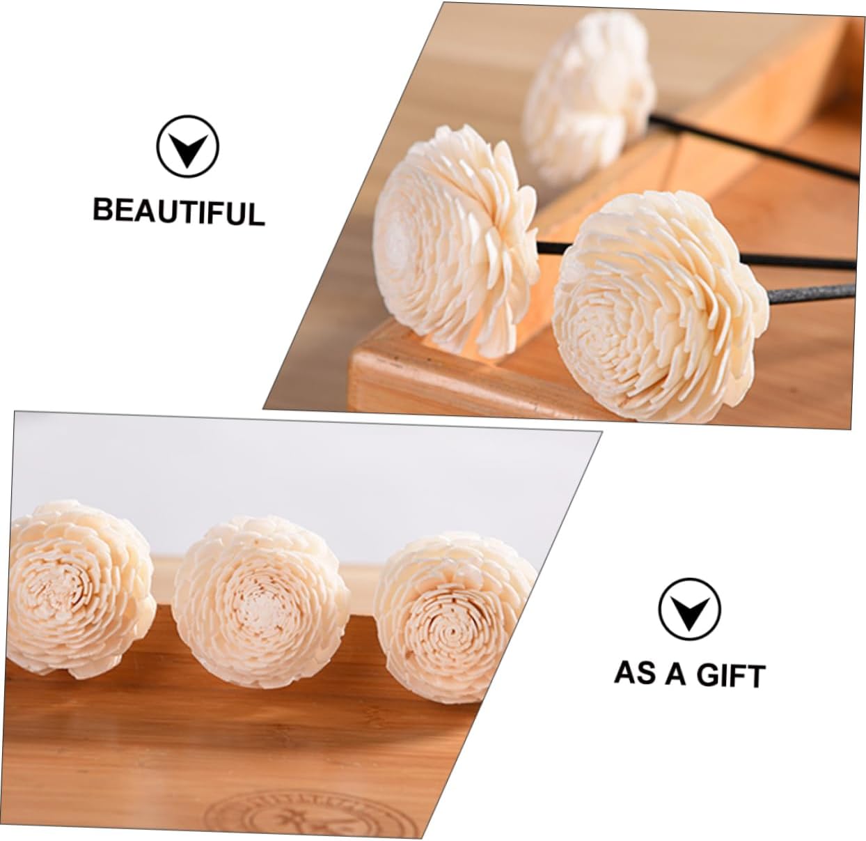 ABOOFAN 3pcs Lavender Aromatherapy Rattan Diffuser Sticks Home Decor