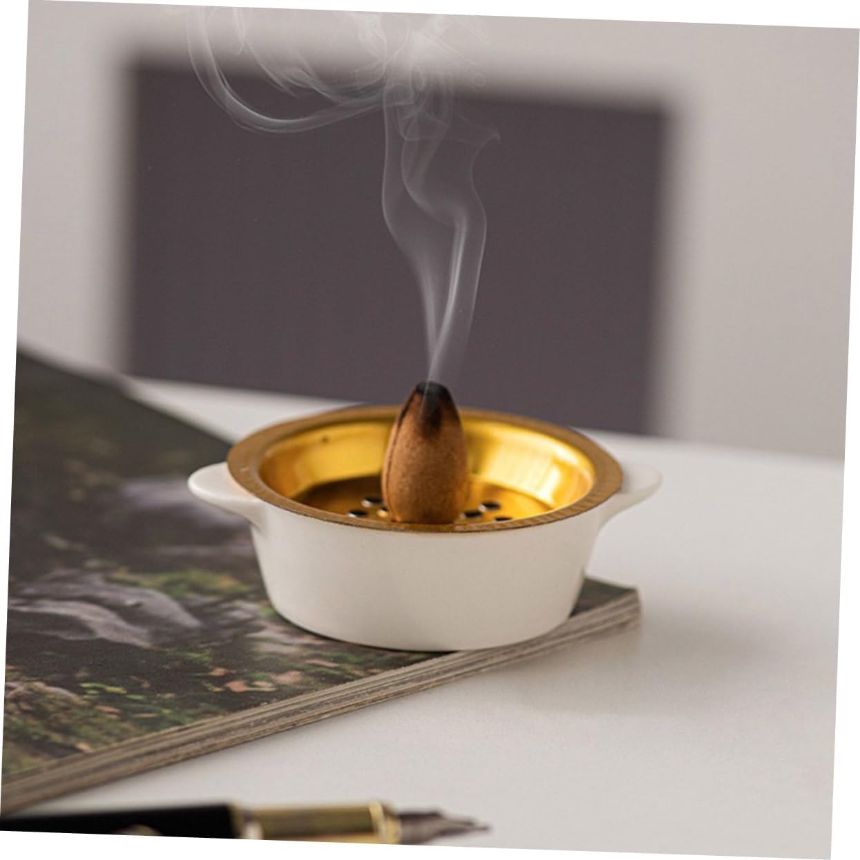 10pcs Middle Eastern Style Charcoal Burner Trays for Aromatherapy