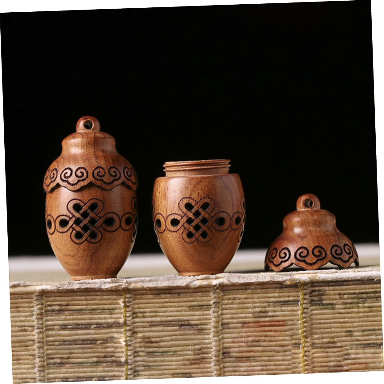 Wooden Aroma Diffuser Pendant for Home and Car