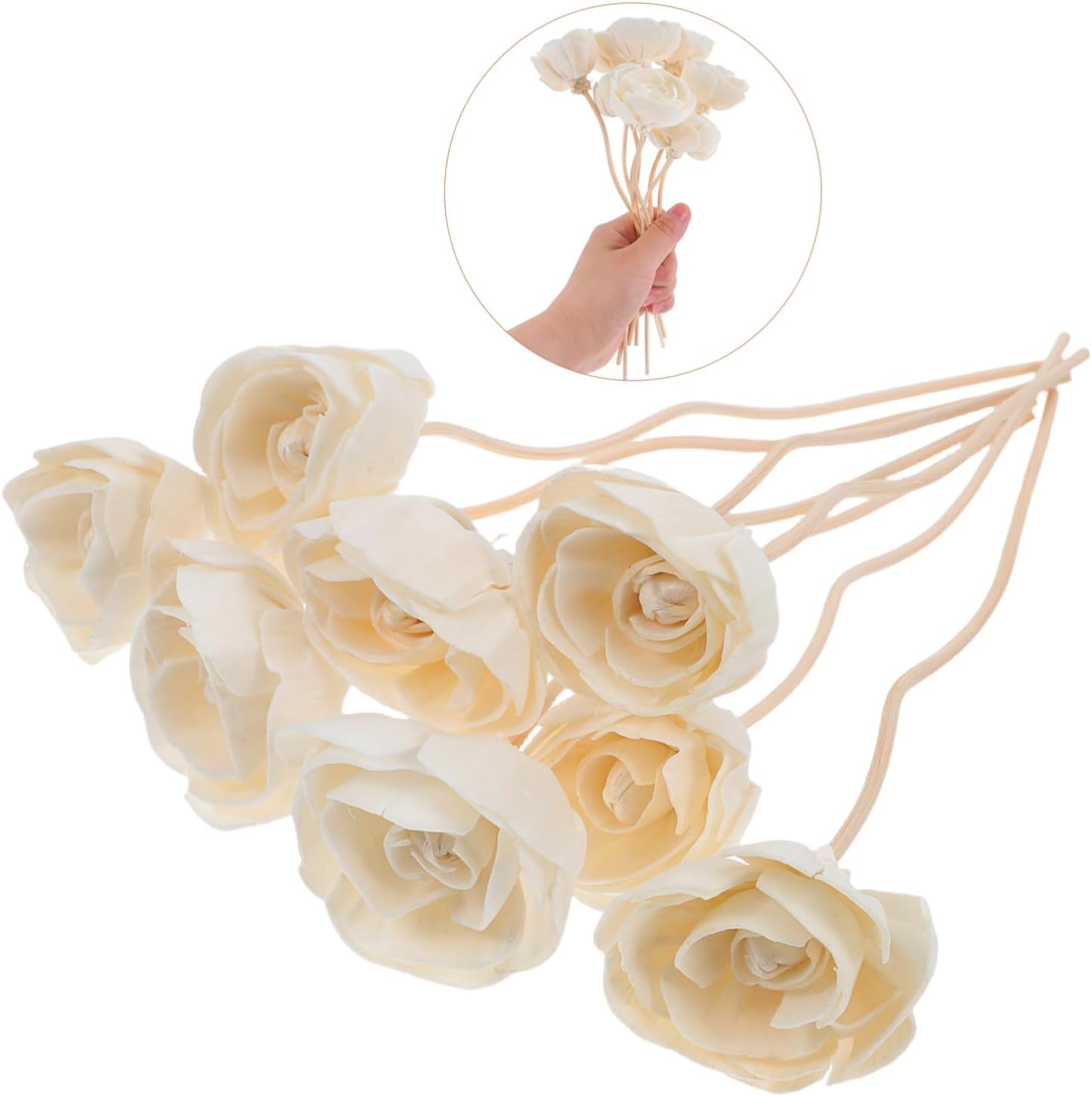 Garneck Aromatherapy Rattan Diffuser Sticks 8pcs
