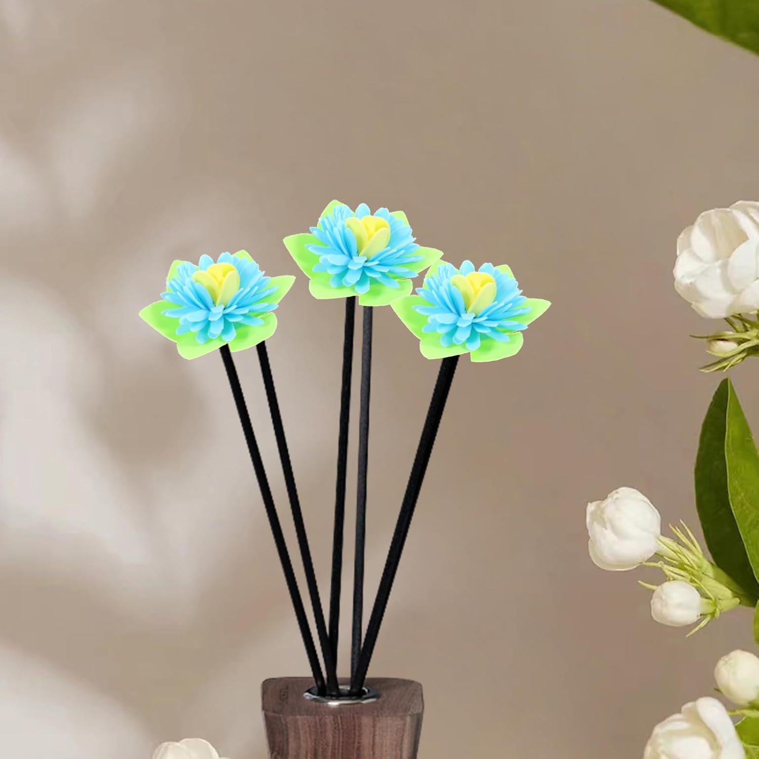 MAGICLULU 50pcs Flower Shaped Aroma Diffusers for Home Office