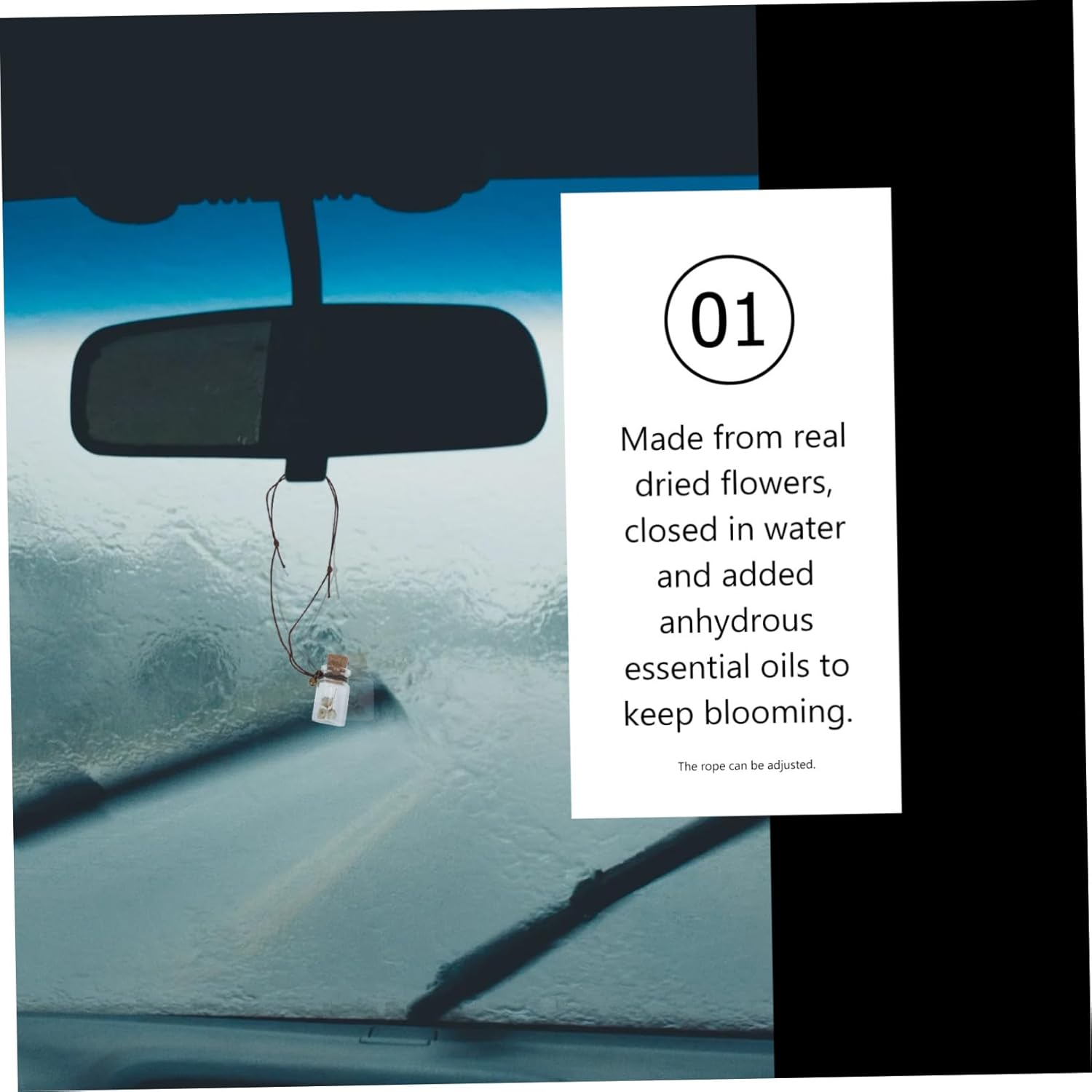 MAGICLULU 4pcs Empty Perfume Spray Bottles for Car Freshener and Decor