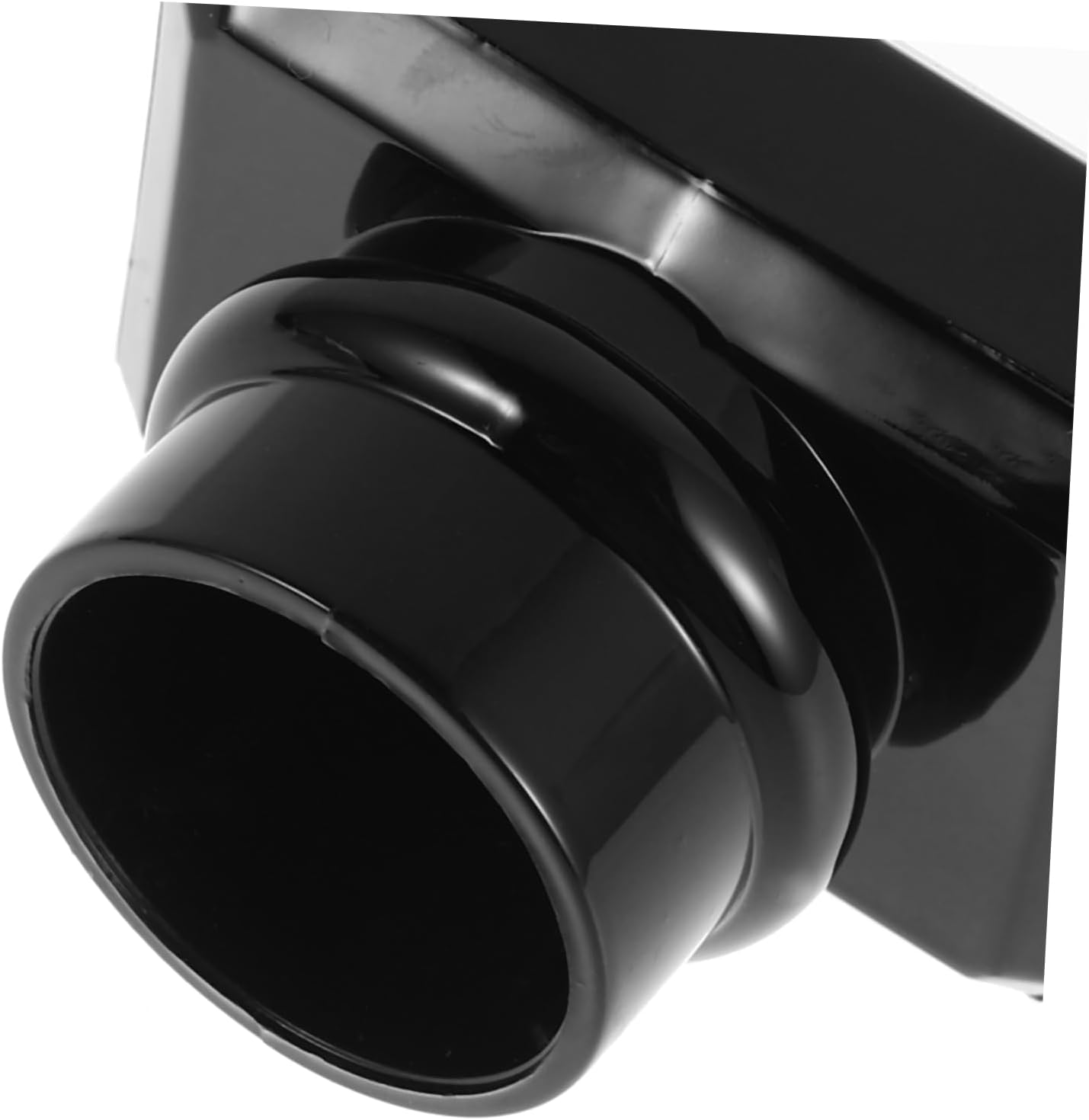 5pcs Black Square Plastic Perfume Bottle Caps with Durable Seal Screws