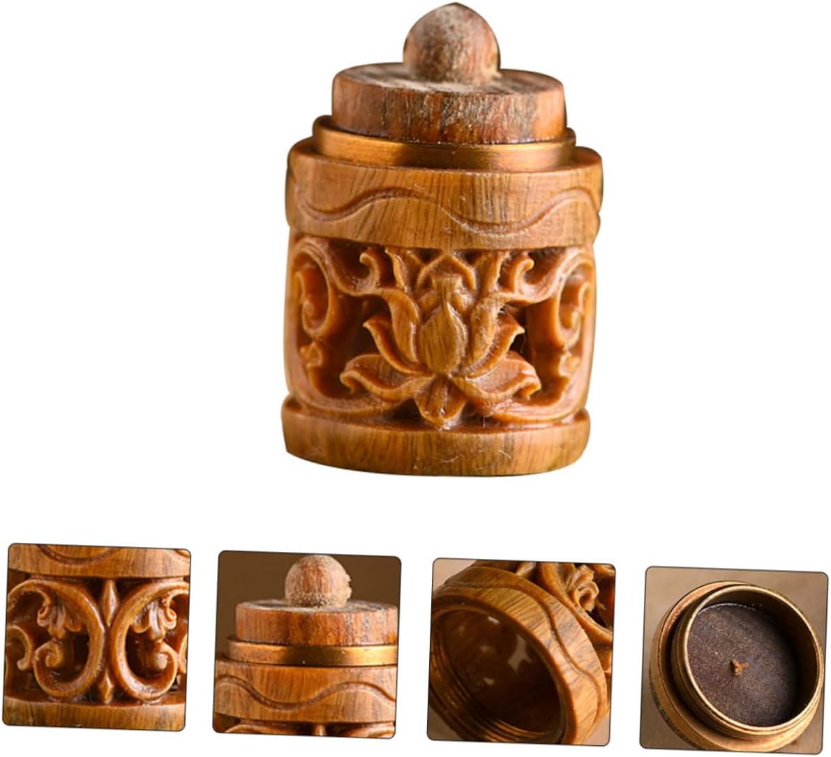 Wooden Diffuser Perfume Bottle Pendant DIY Keychain
