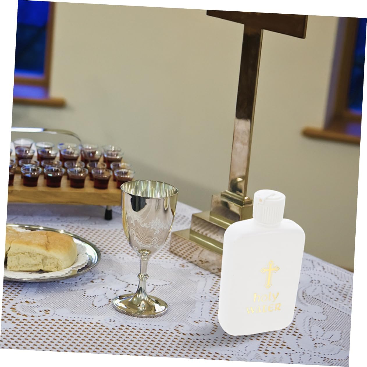 Cabilock 2Pcs Holy Water Bottles for Baptism Ceremonies