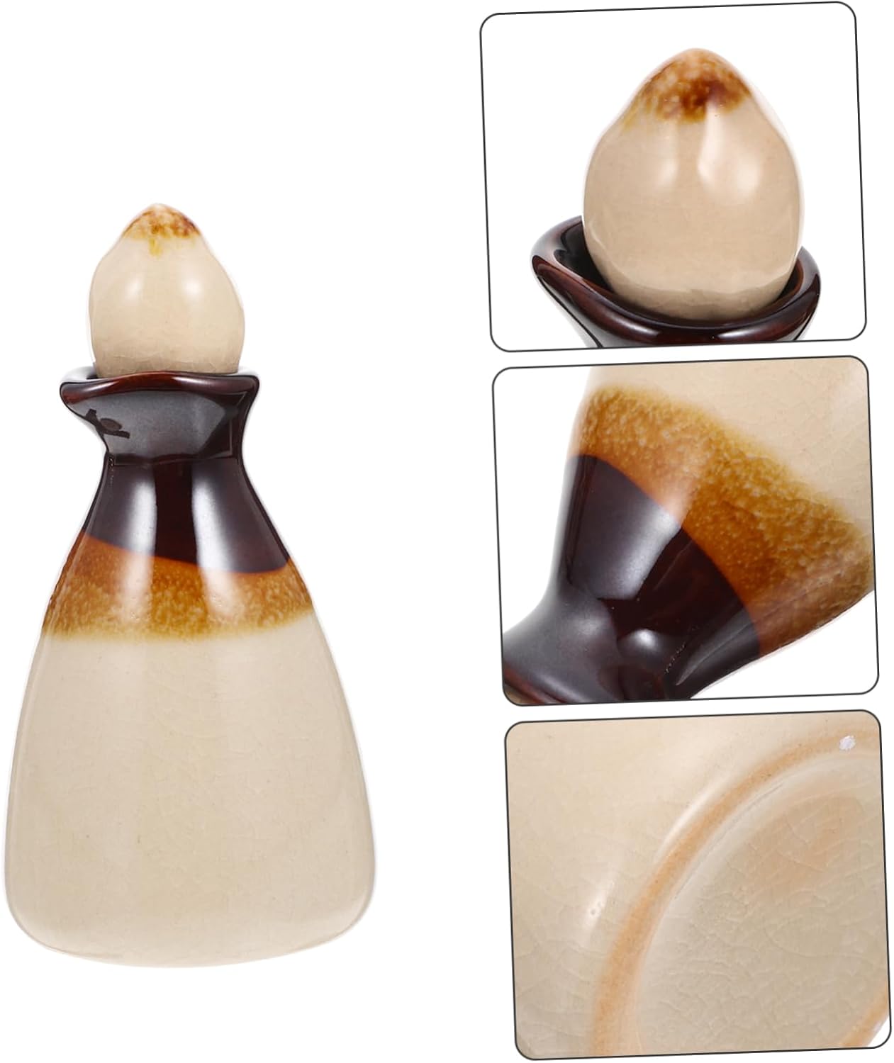 LIFKOME Ceramic Essential Oil Diffuser Bottle for Home Office Decor