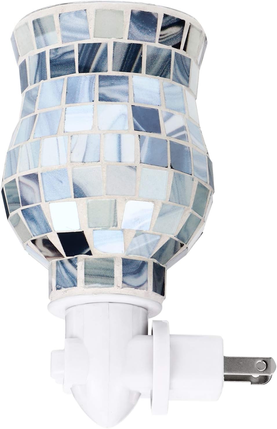 Uonlytech Blue Glass Mosaic Wax Melt Warmers