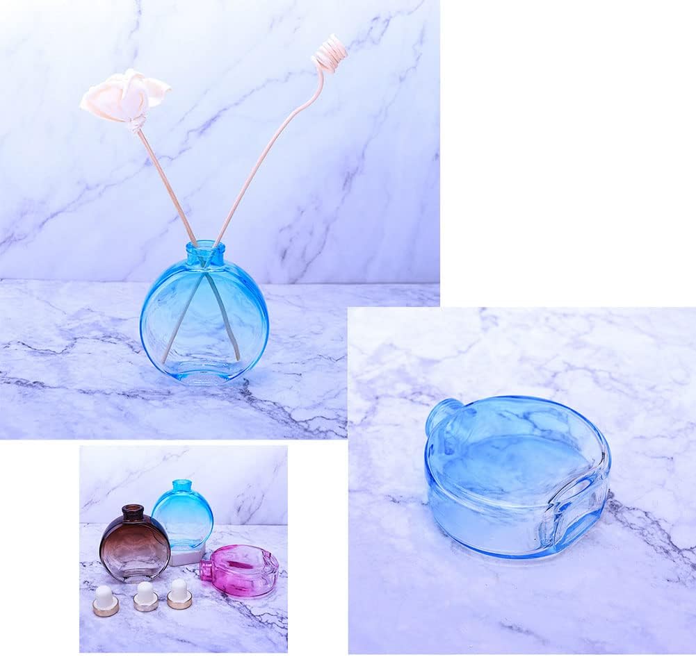 150ml Glass Diffuser Bottle - Blue - Reusable Home Decor