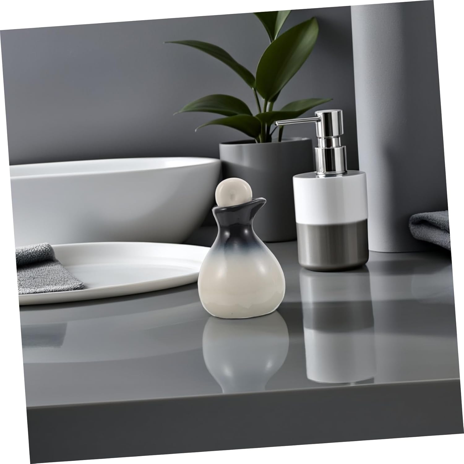 LIFKOME Ceramic Oil Diffuser Bottle for Essential Oils and Perfumes