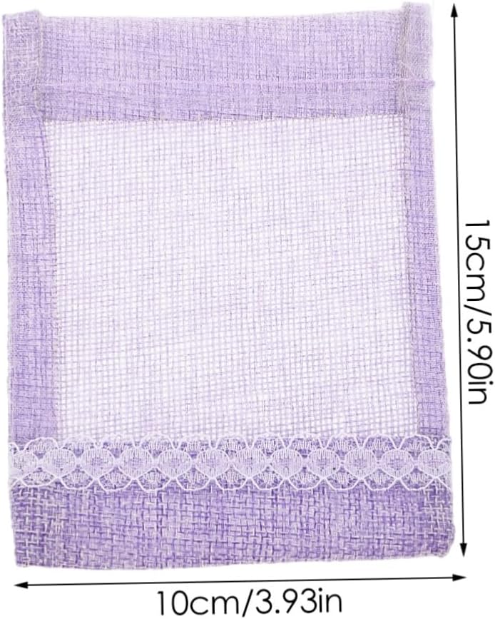 Didiseaon 5pcs Lavender Sachet Bags Empty Organza Pouches for DIY Fragrance