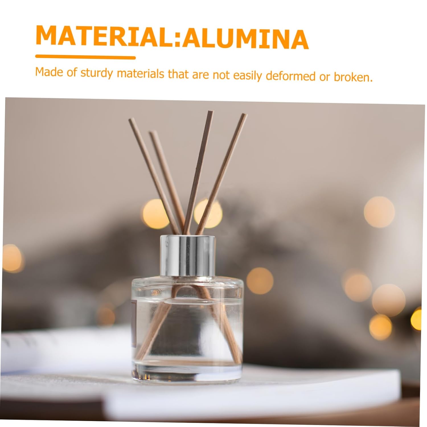 10pcs Refillable Glass Diffuser Bottle Lids for Aromatherapy