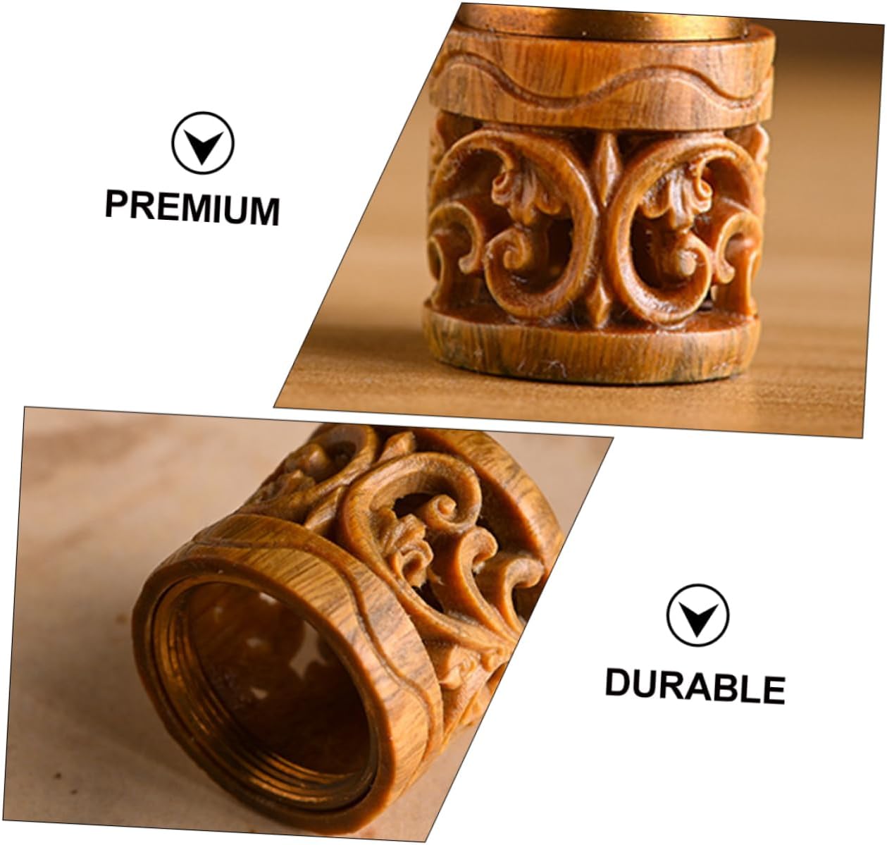 Wooden Diffuser Perfume Bottle Pendant DIY Keychain