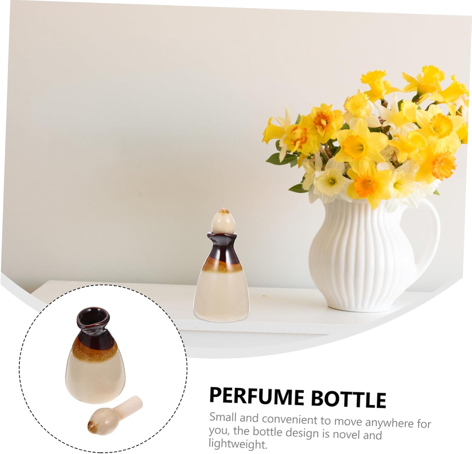 Essential Oil Diffuser Ceramic Bottle 250ml for Home Aromatherapy