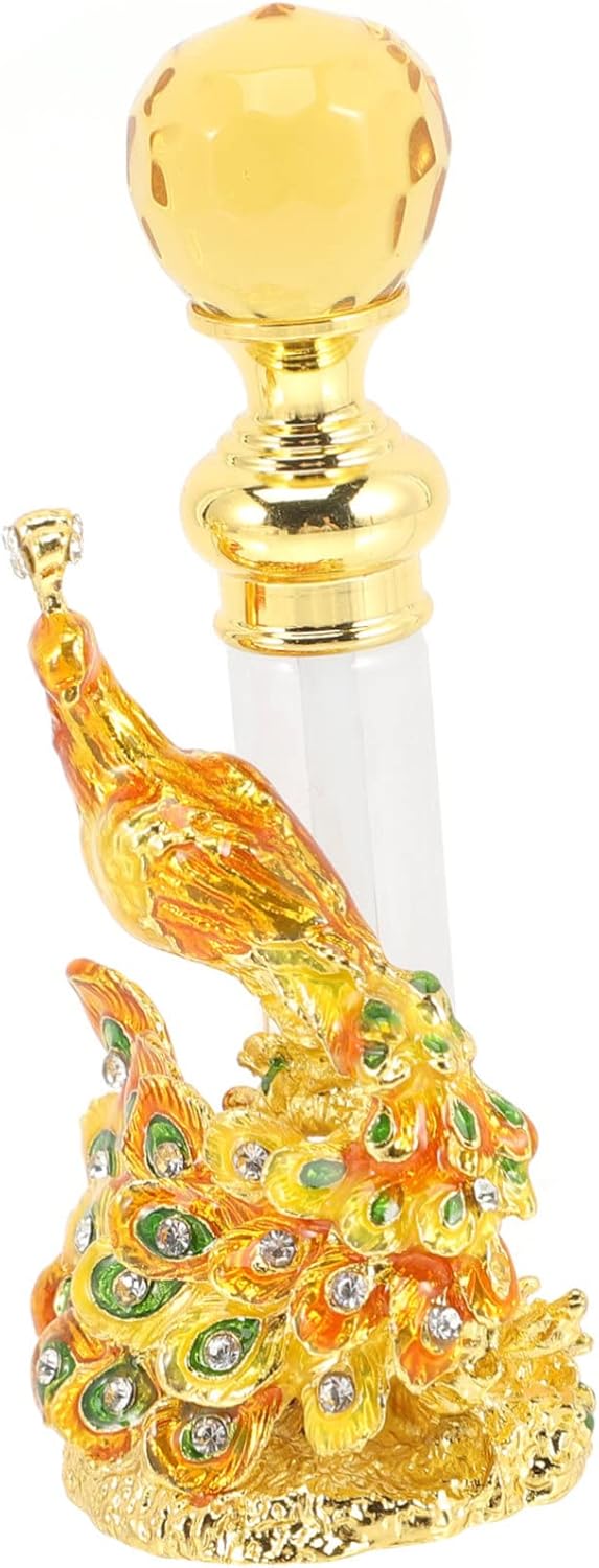 Vintage Refillable Perfume Bottle for Essential Oils and Home Decor