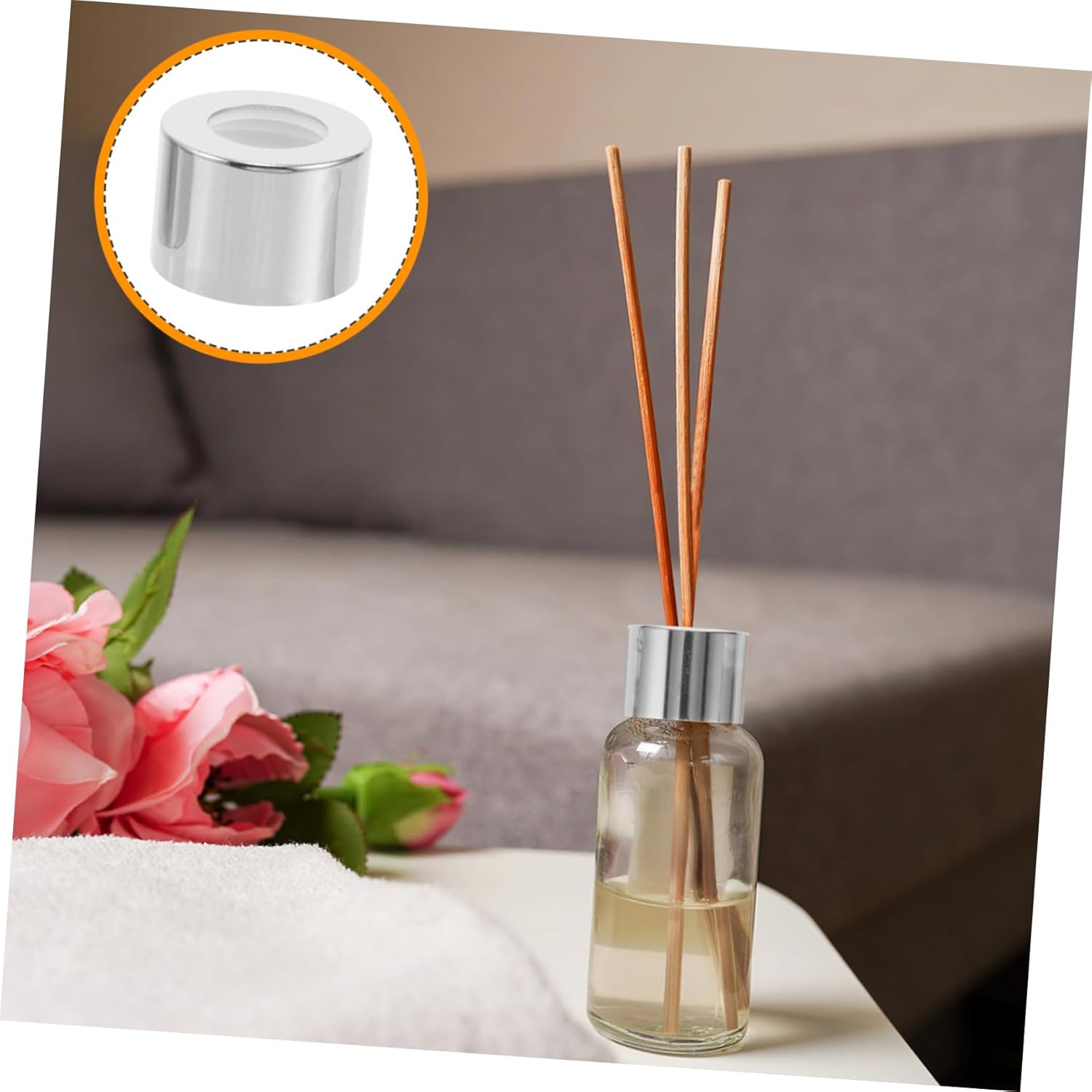 10pcs Refillable Perfume Bottle Caps for Diffusers