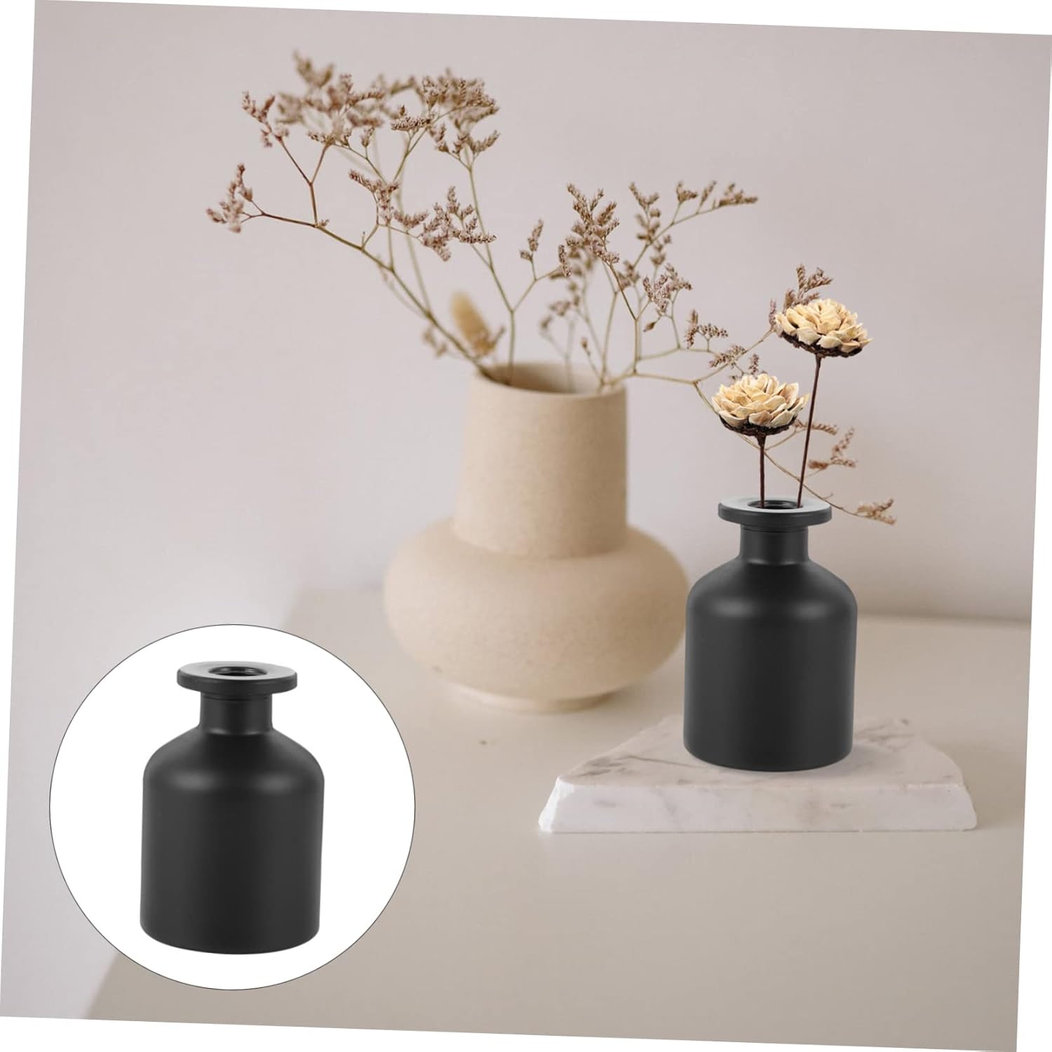 Garneck 2pcs Decorative Essential Oil Diffuser Bottle