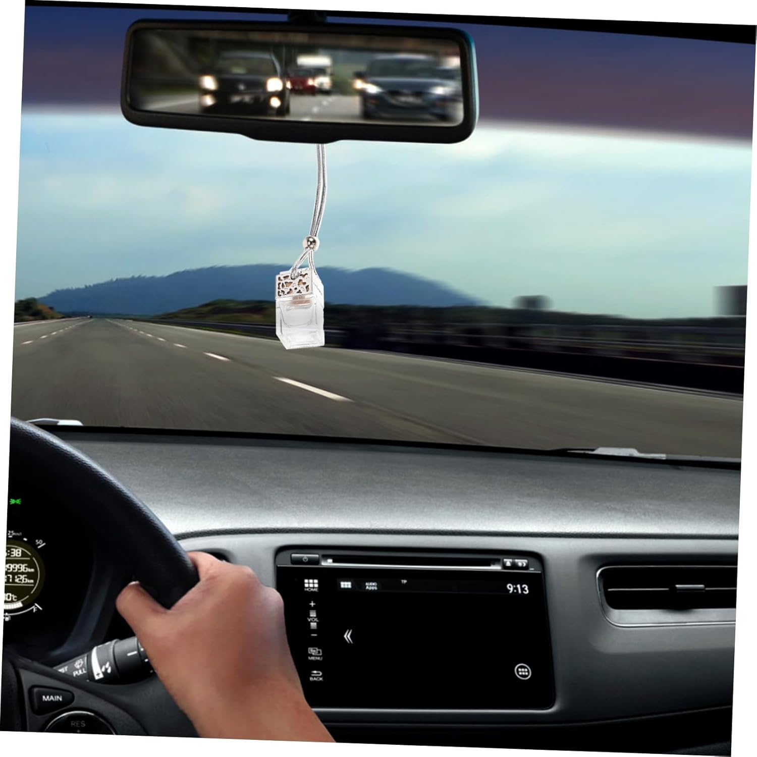 20Pcs Car Hanging Aroma Diffuser Bottles Portable Perfume Decorative Fragrance Holders