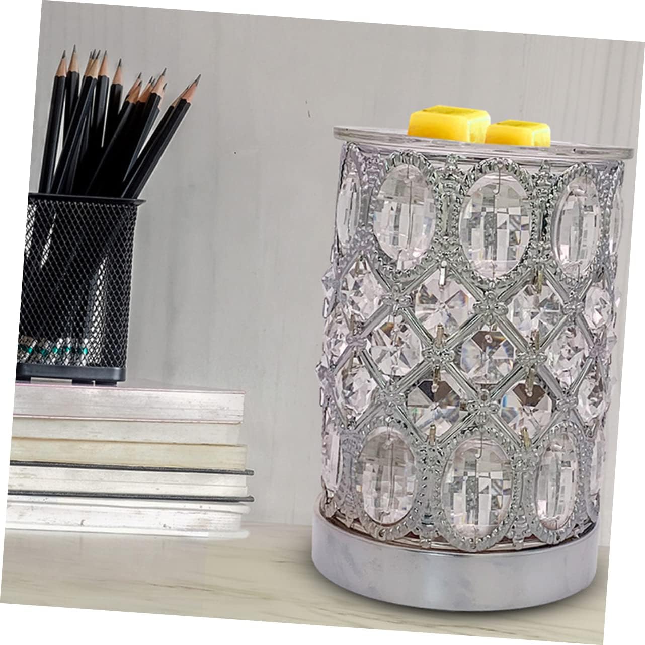 PRETYZOOM Aromatherapy Wax Melting Lamp with LED Light