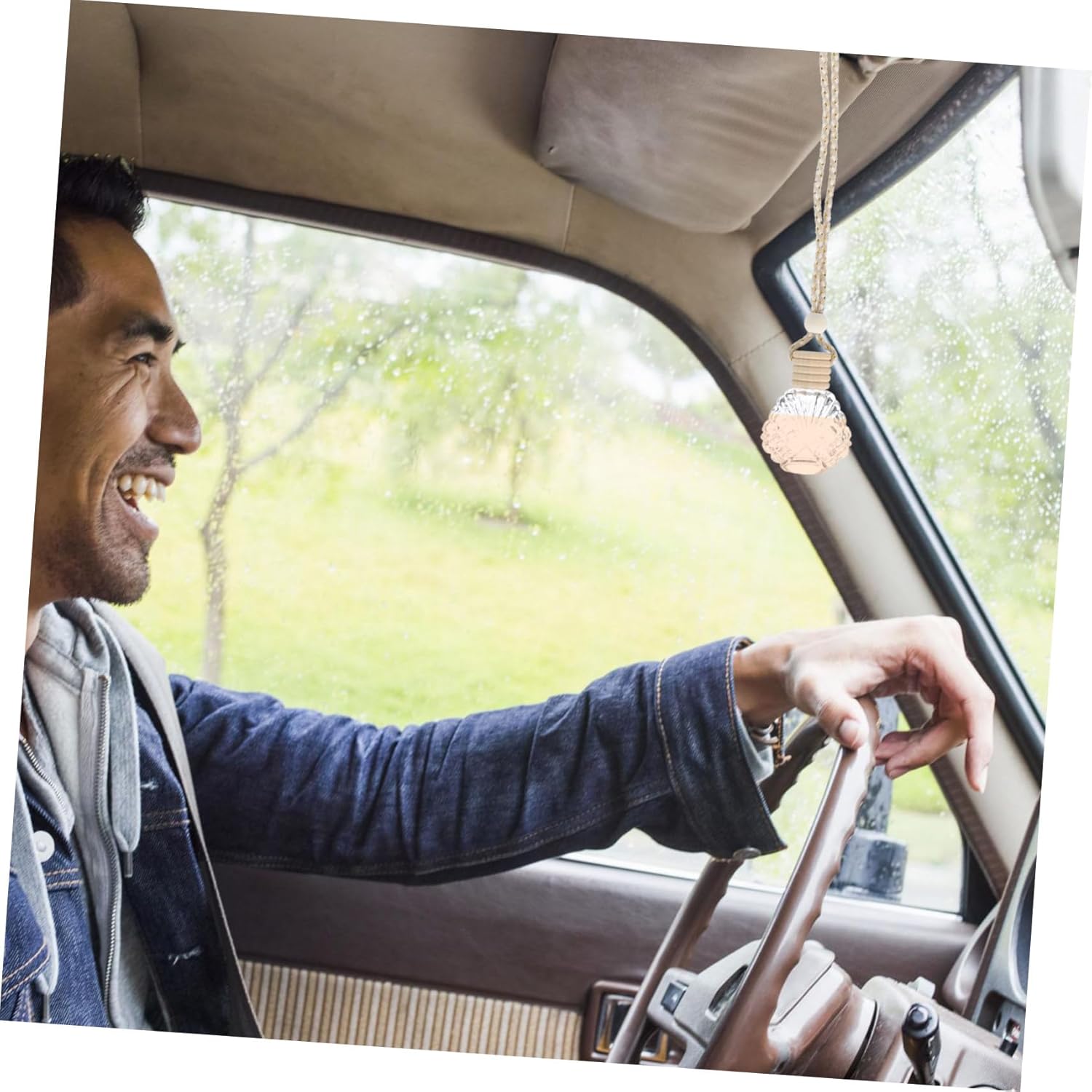 PRETYZOOM 6Pcs Hanging Perfume Bottle for Car and Home Decor