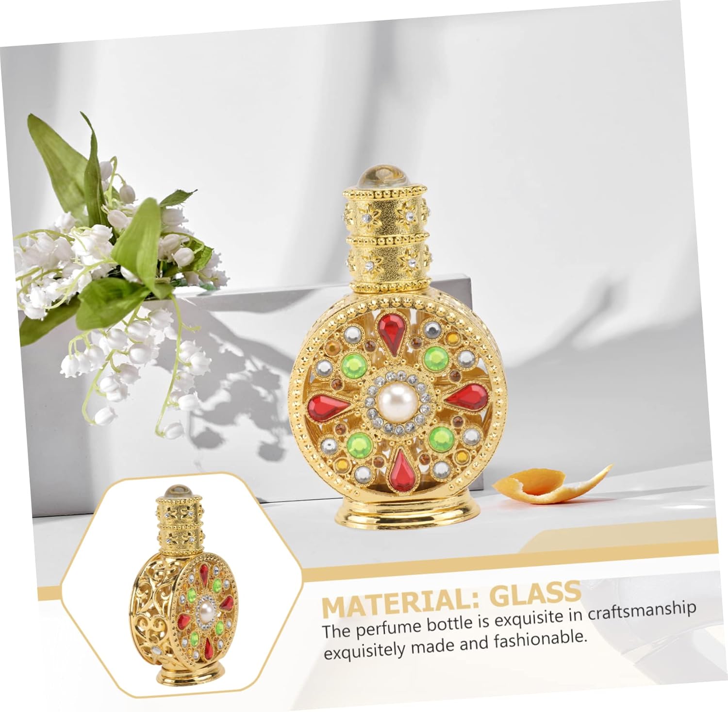 Refillable Perfume Bottle for Travel and Home Decoration