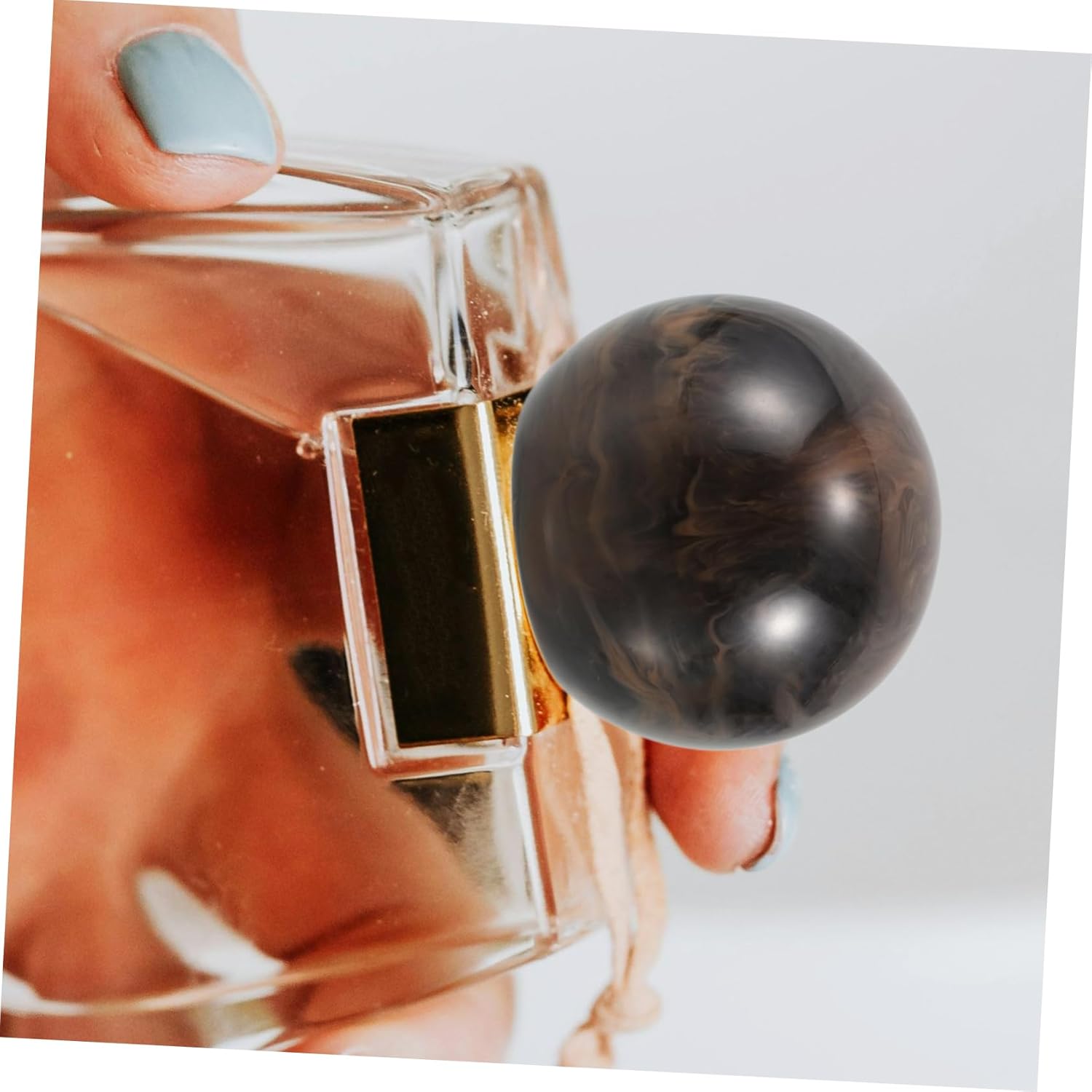 FRCOLOR 4pcs Resin Perfume Bottle Cap Set