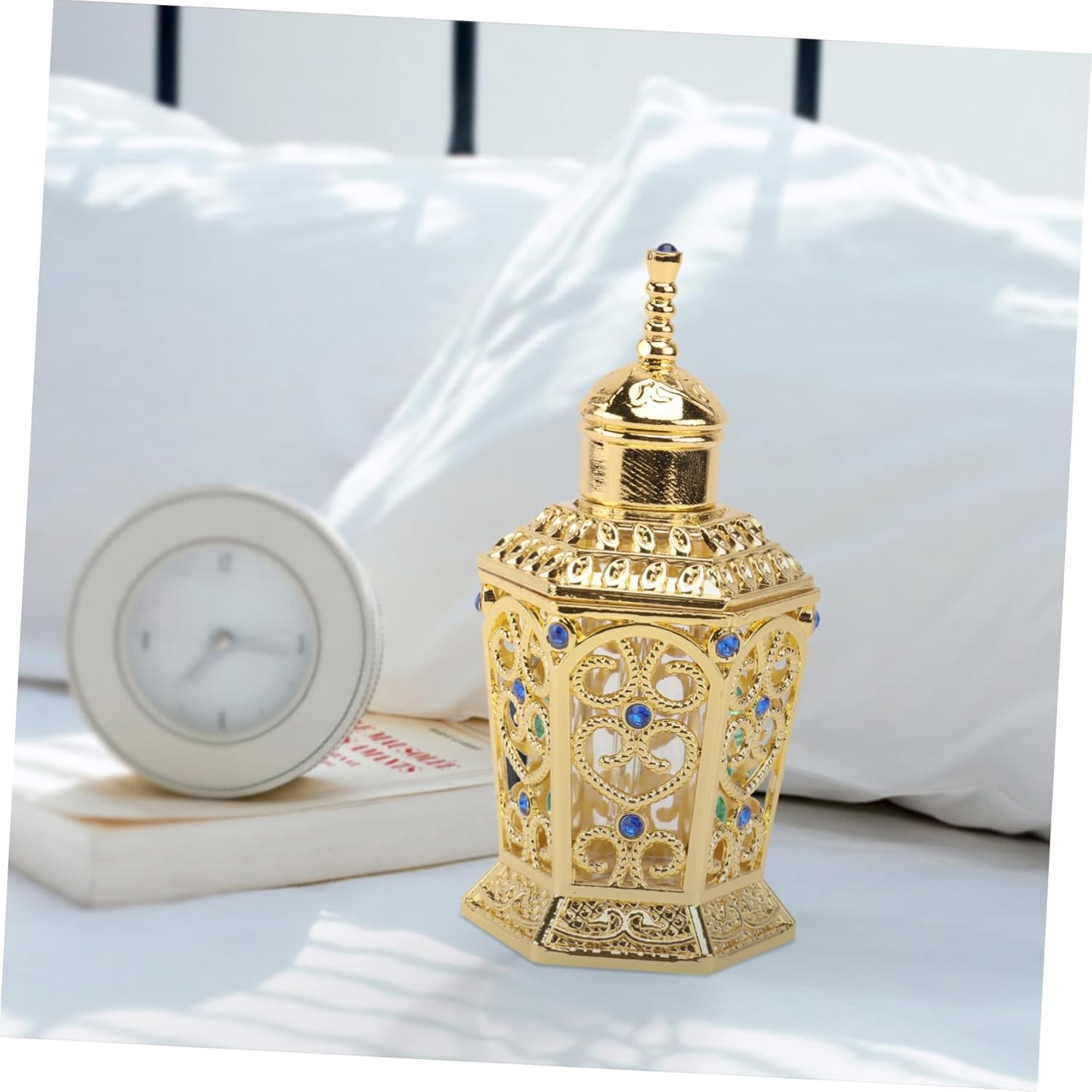 Healvian Refillable Glass Perfume Bottle Stylish Travel Essential Oil Container