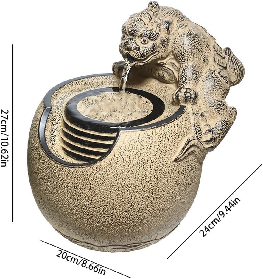 SABALON Small Fountain Indoor Desktop Decor