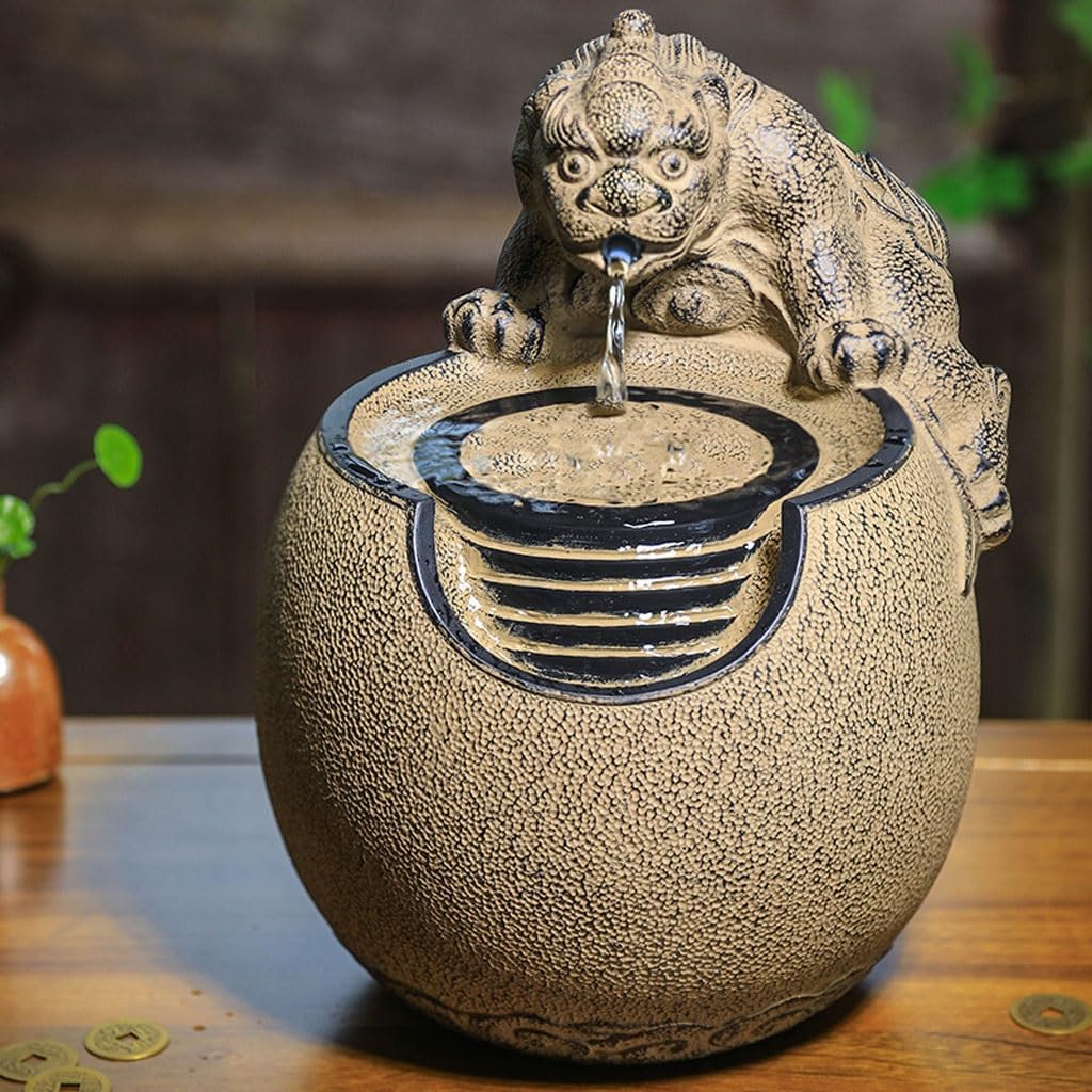 SABALON Small Fountain Indoor Desktop Decor