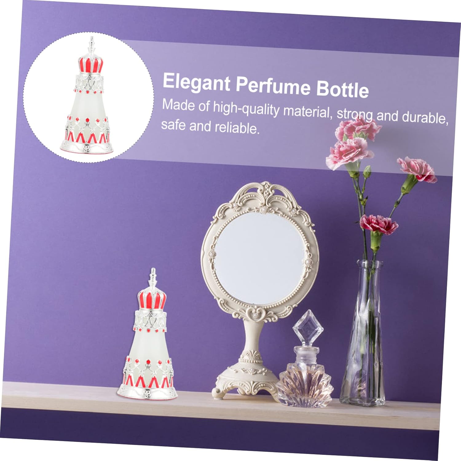 Unomor Decorative Essential Oil Bottle Retro Design Perfume Dispenser