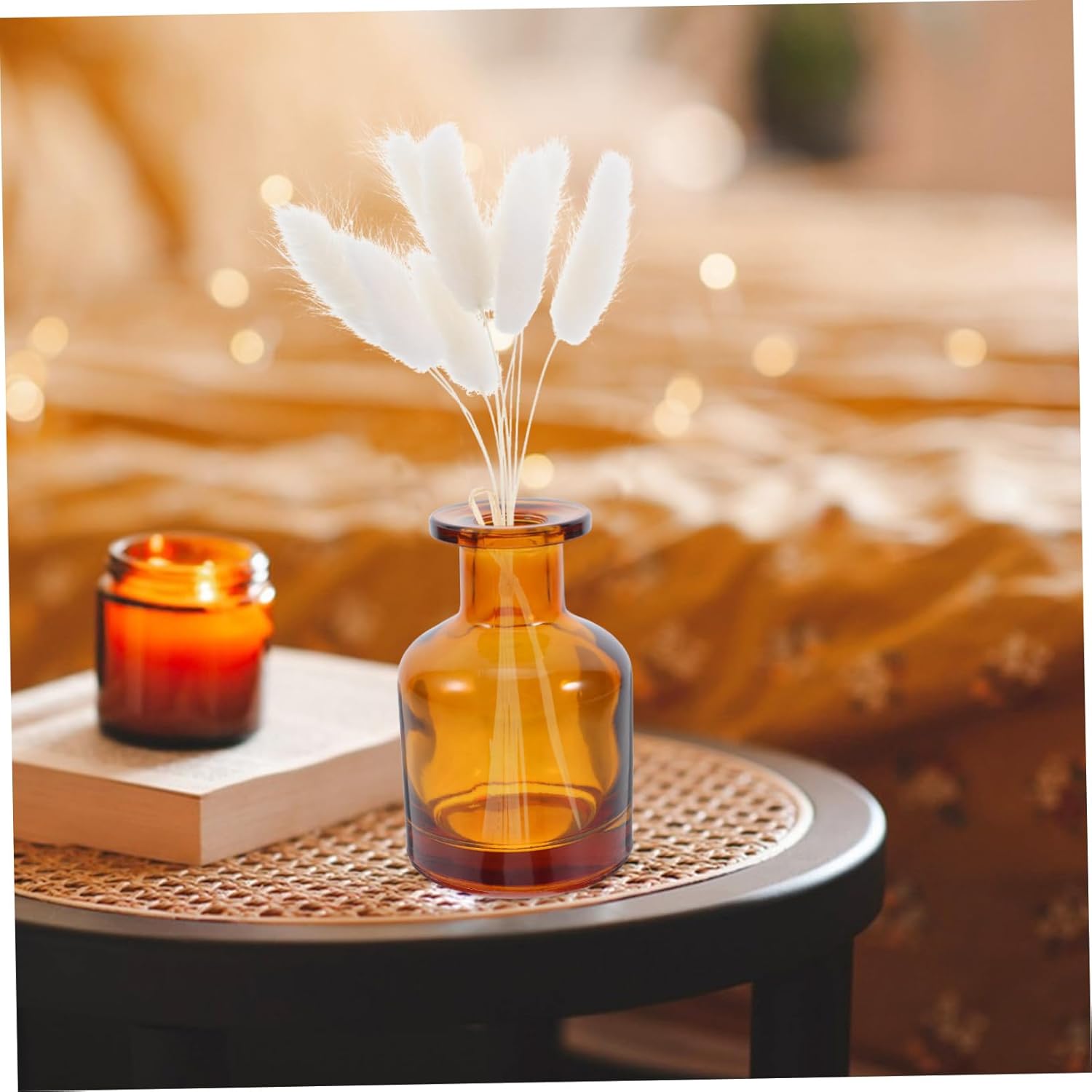 2pcs Diffuser for Bathroom Glass Diffuser Jar Reusable Fragrance Bottles