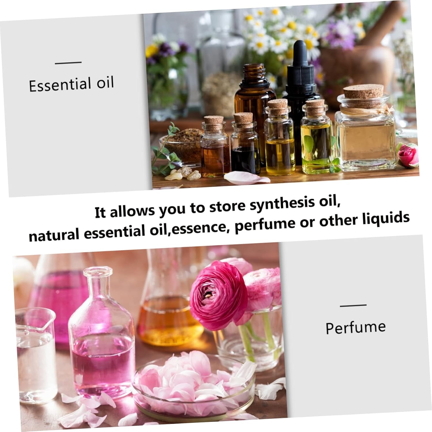 Aroma Diffusing Essential Oil Bottle for Home Decor