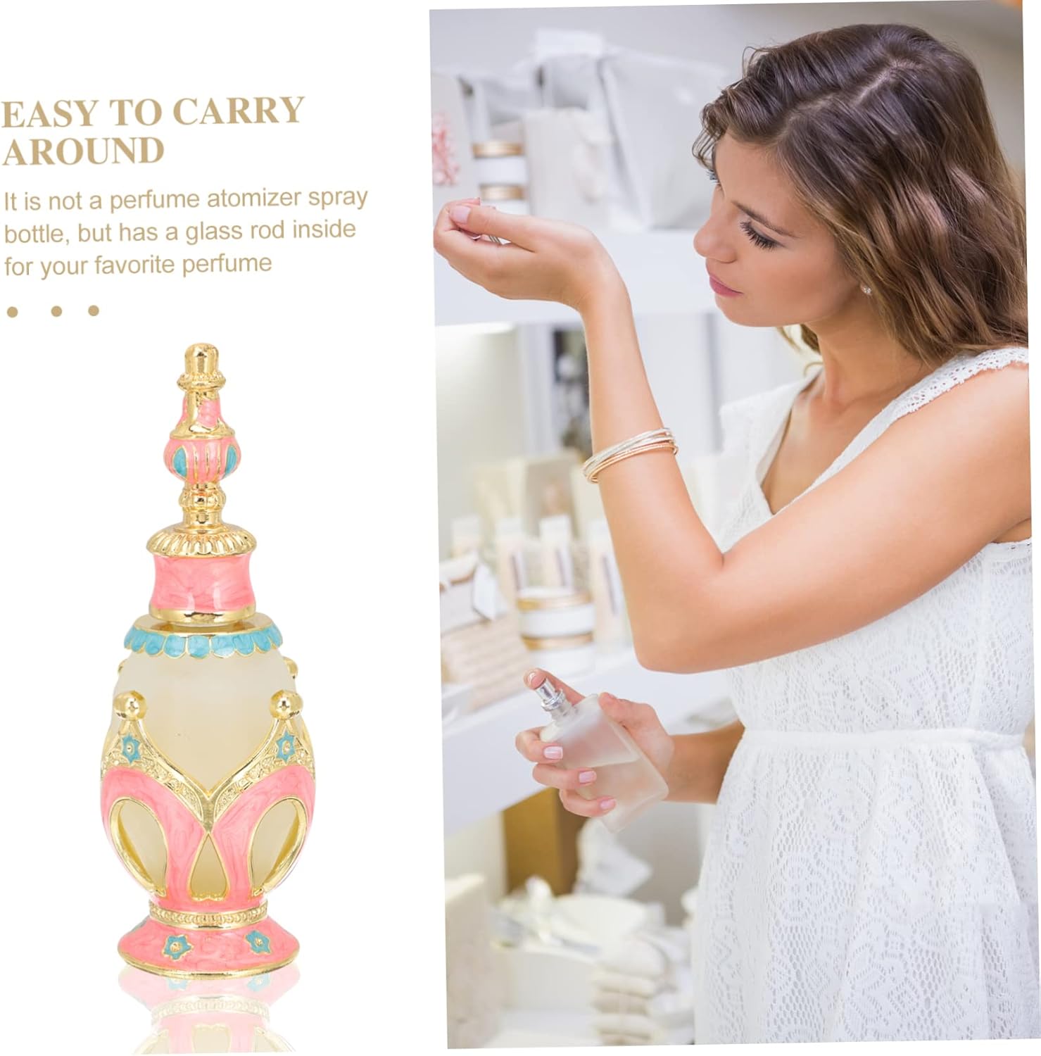 VINTORKY Refillable Perfume Spray Bottles for Essential Oil