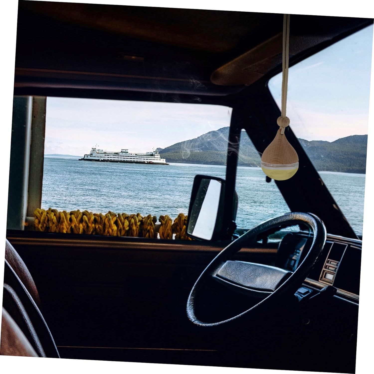 HEALLILY 6Pcs Car Essential Oil Diffuser Bottles Decorative Hanging Perfume Decor