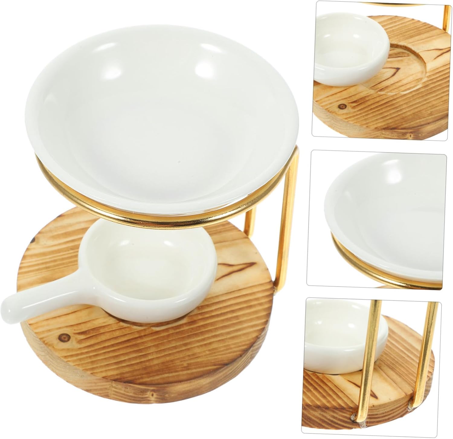 MAGICLULU Ceramic Essential Oil Burner with Base