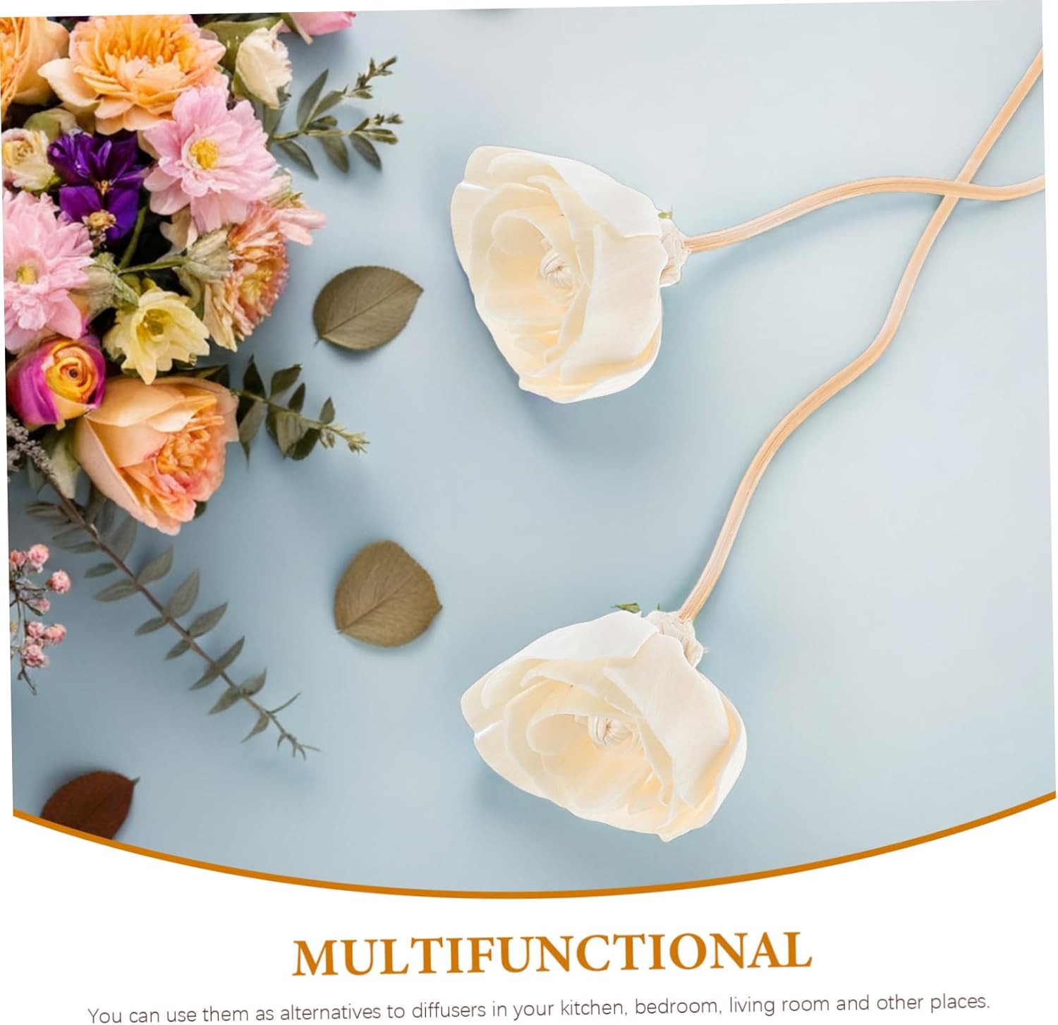 MAGICLULU 8pcs Rattan Aroma Diffuser Sticks