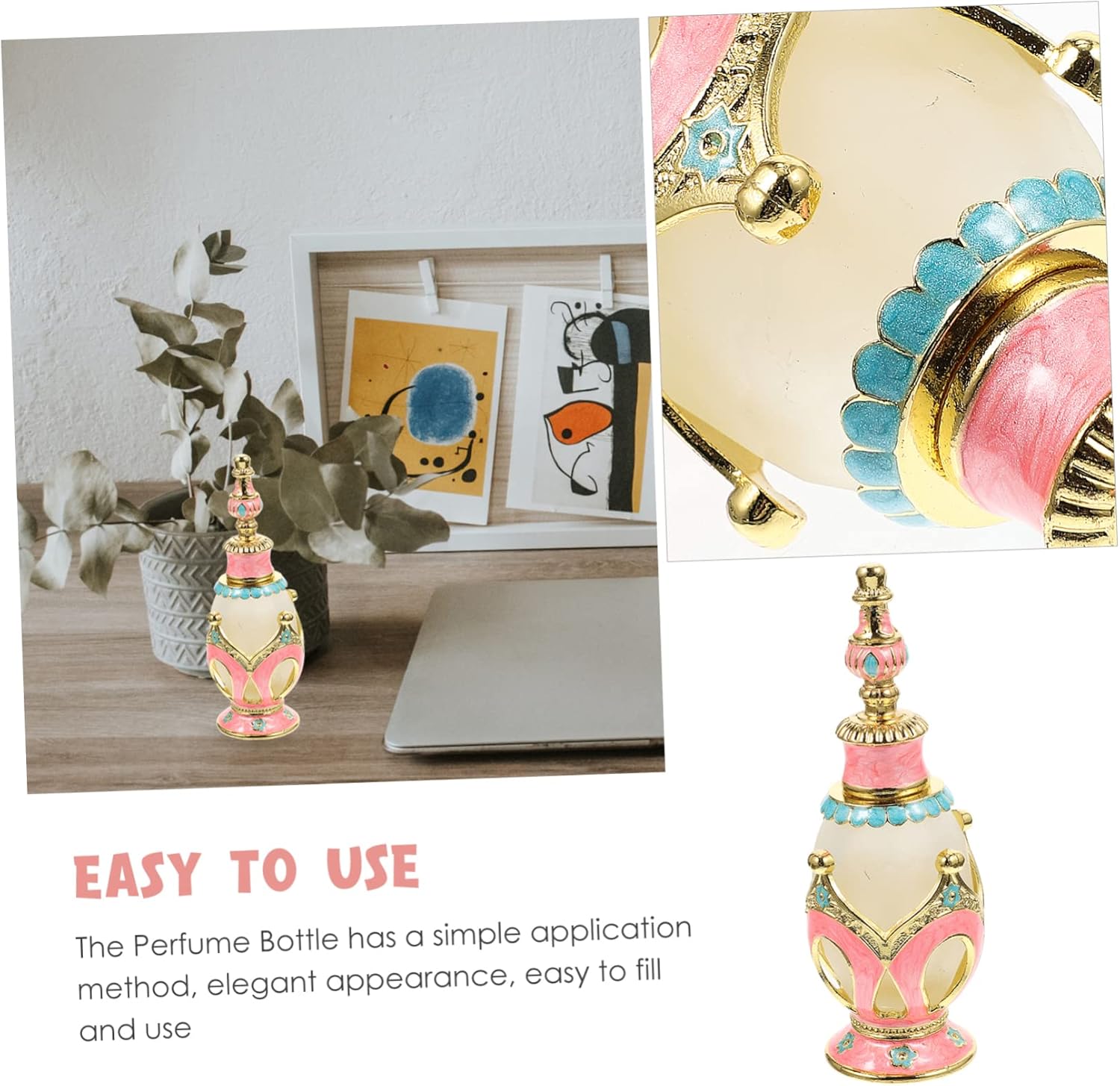 Middle Eastern Perfume Bottle for Travel and Storage