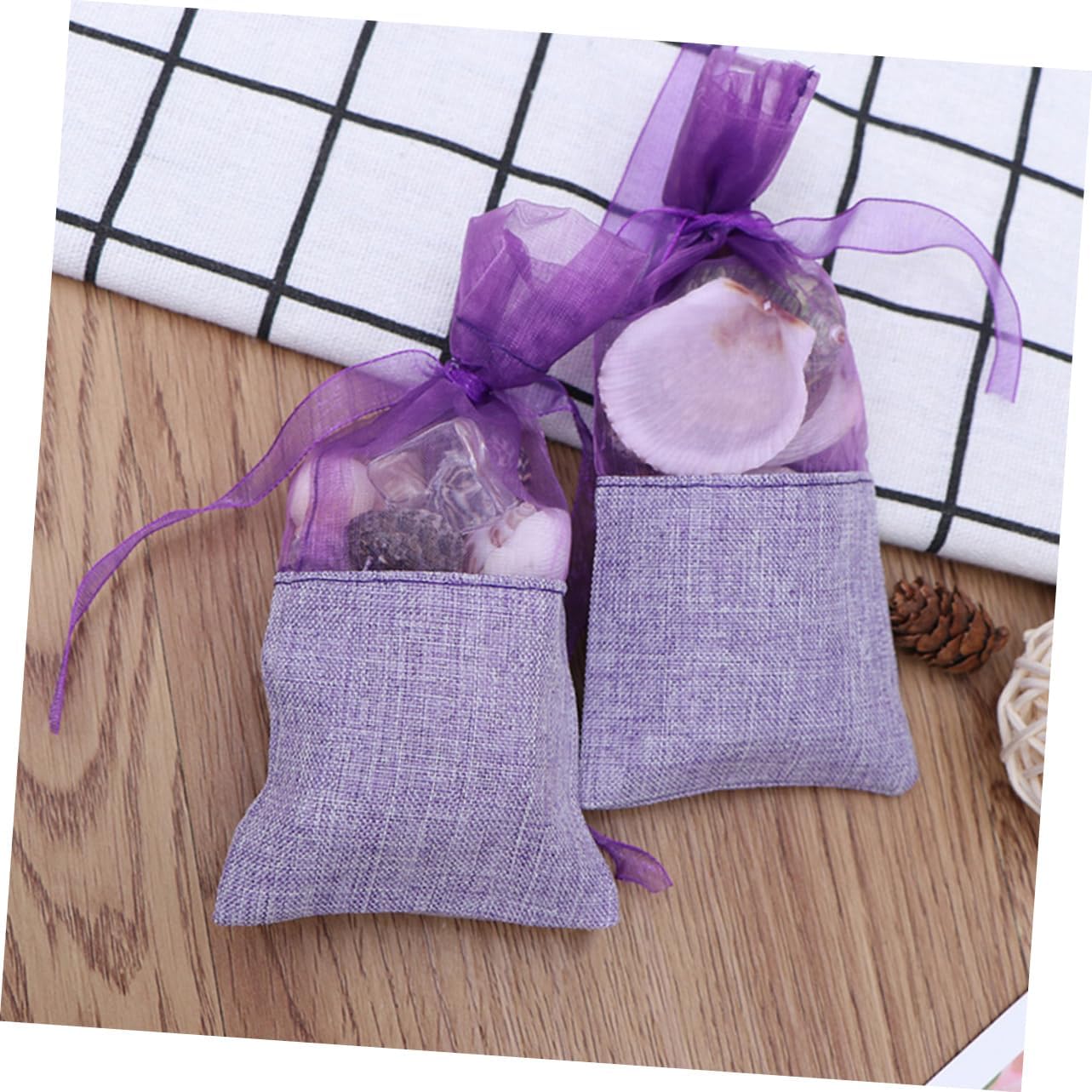 12Pcs Drawstring Fragrance Sachet Bags for Home Car Wardrobe Storage