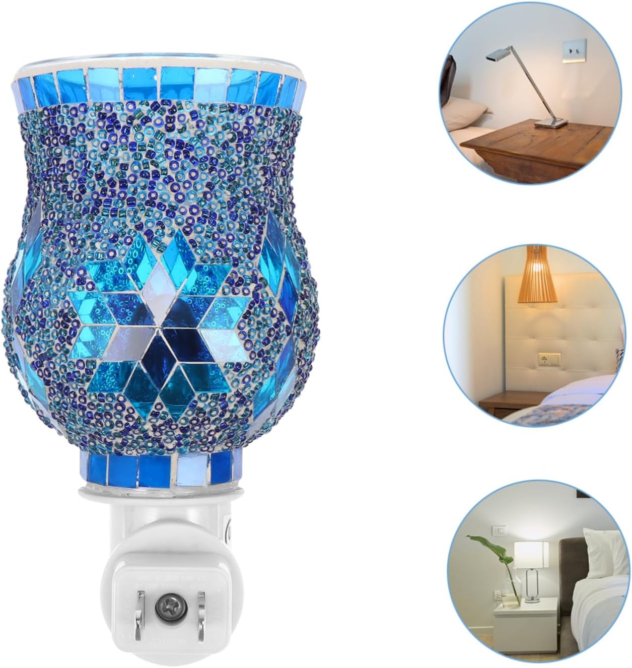 1pc Electric Night Light with Colorful Lamp Design