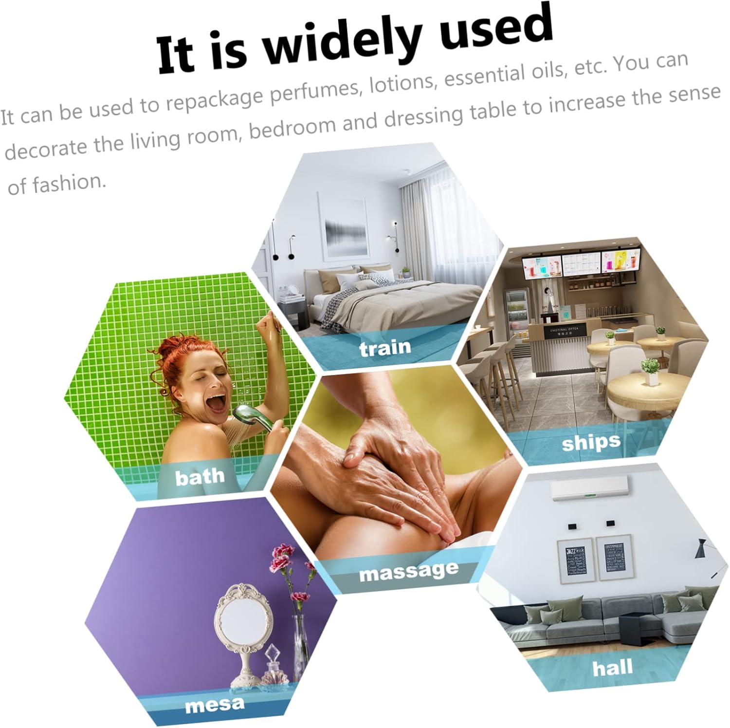 ABOOFAN Middle East Style Perfume Bottle with Elegant Crown Design for Travel and Home Use