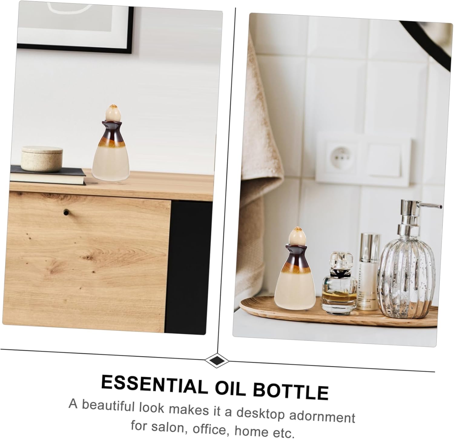 Ceramic Essential Oil Diffuser Bottle Stopper for Home and Office