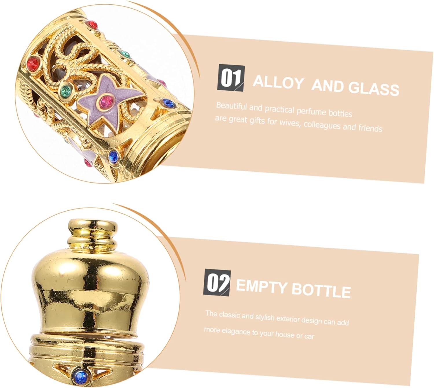 Elegant Arabia Perfume Storage Bottle Essential Oil Set