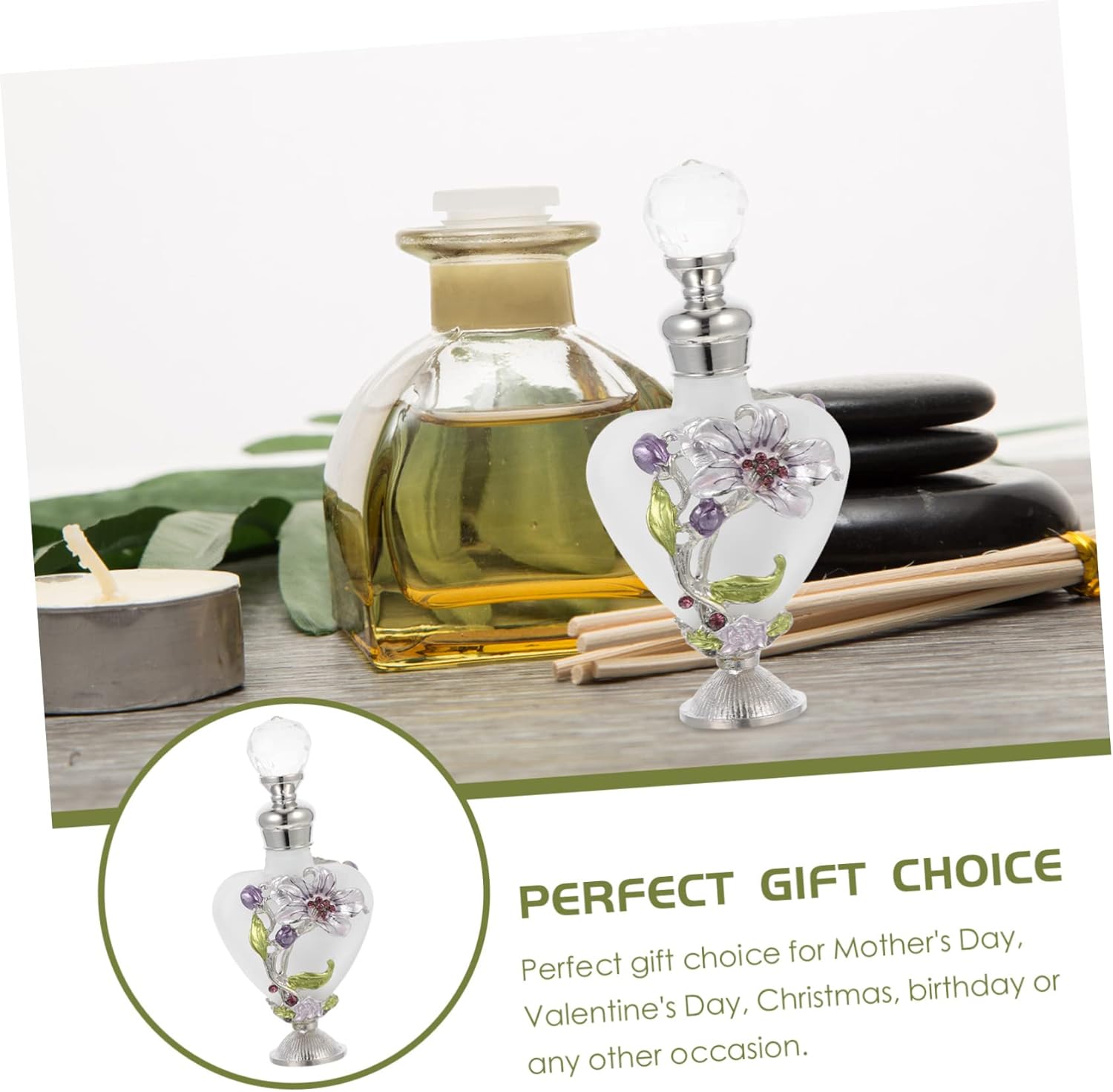 Vaguelly Essential Oil Glass Aromatherapy Bottle