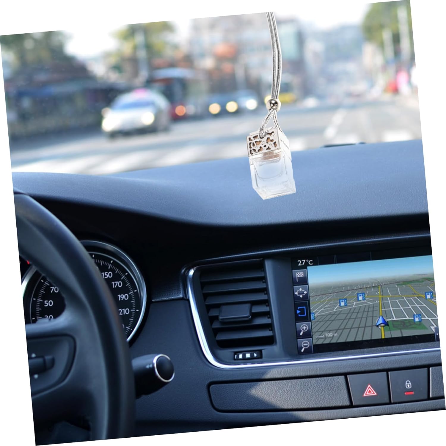 20Pcs Car Hanging Aroma Diffuser Bottles Portable Perfume Decorative Fragrance Holders