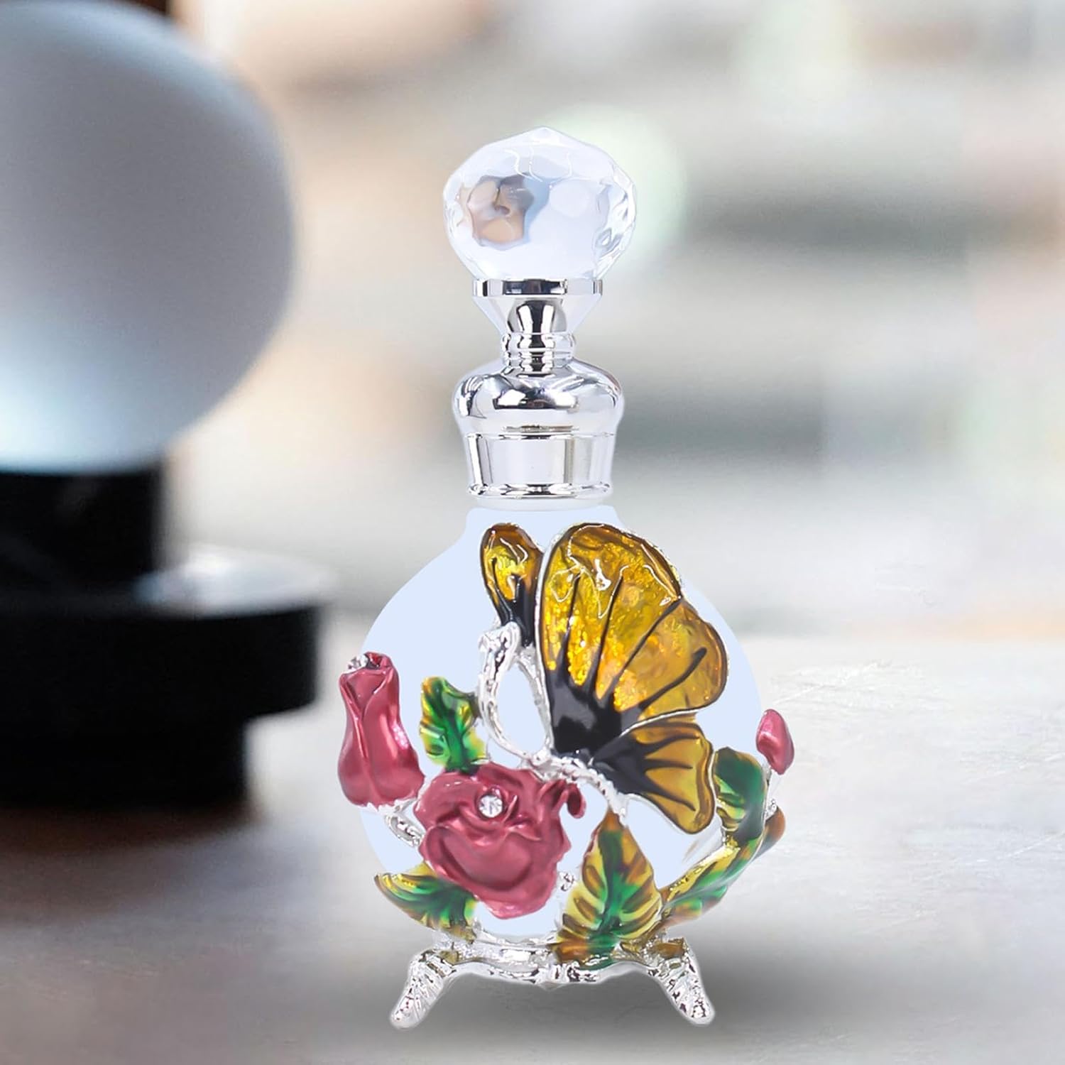 Glass Perfume Bottle 25ml Retro Design