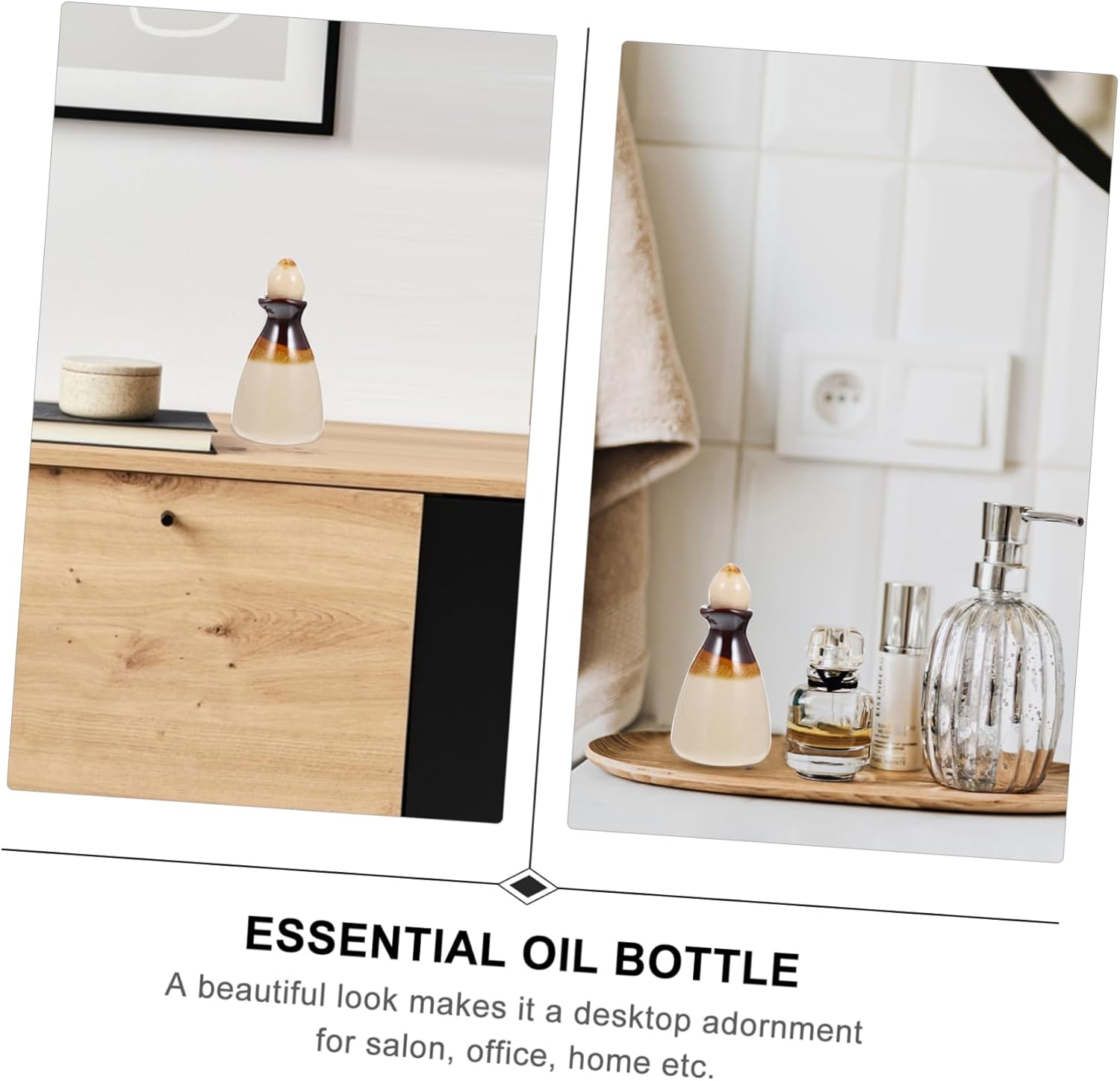 Essential Oil Diffuser Ceramic Bottle 250ml for Home Aromatherapy