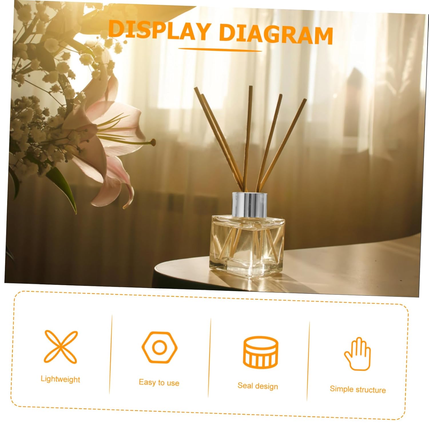 BESTYASH 10pcs Diffuser Replacement Caps Aromatherapy Bottle Lids