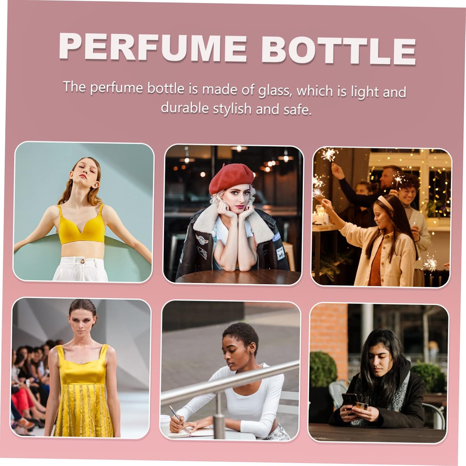 LIFKOME Elegant Glass Aromatherapy Bottle