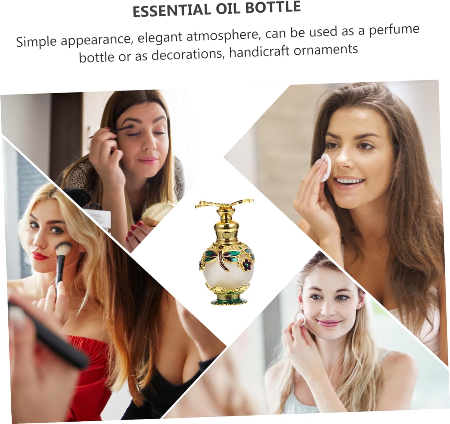 1Pc Aromatherapy Diffuser Bottle Portable Essential Oil Refillable Home Decor Container